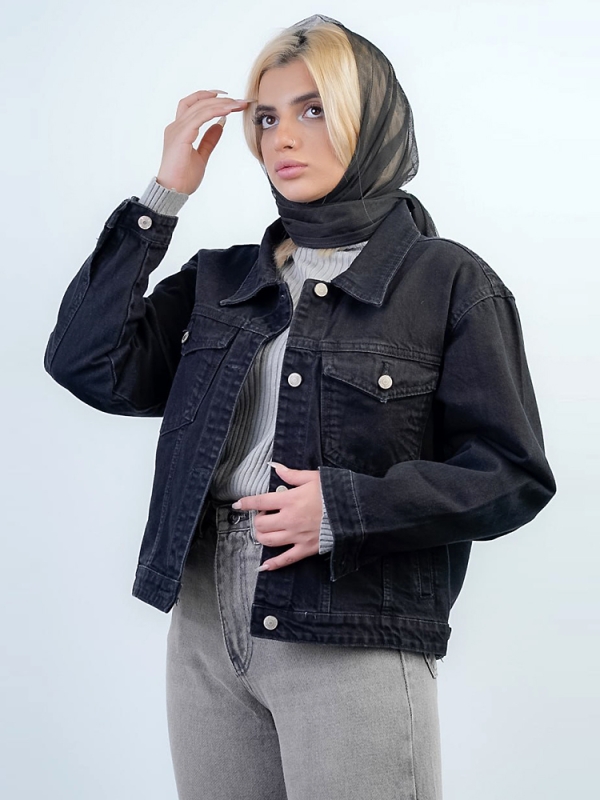مید کت جین مشکی کد 14854 - Image 3