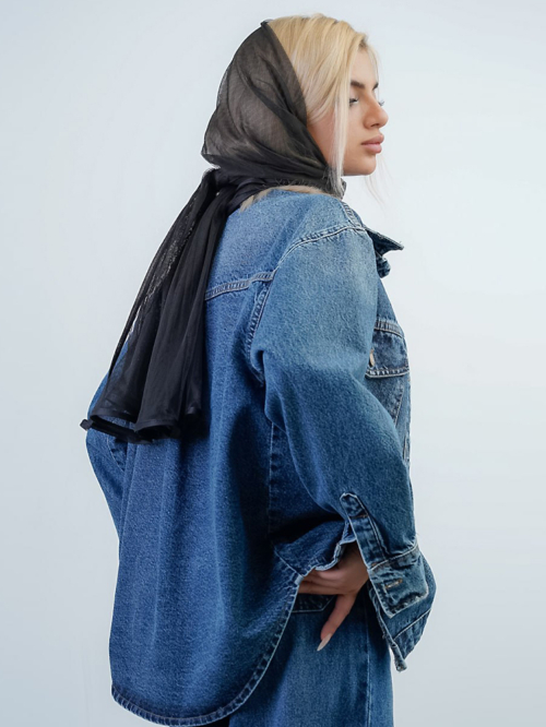 شومیز زنانه جین کد 18566 - Image 2