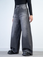 شلوار جین ژفم قد 110 مشکی کد 19805 - Image 4