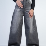 شلوار جین ژفم قد 110 مشکی کد 19805