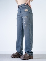 شلوار جین  رگولار قد 110  کد 20370