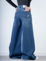 شلوار جین فول بگ قد 110  کد 21018 - Image 2