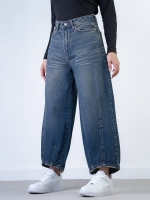 شلوار جین بگ برمودا قد 90 کد 21039 - Image 3