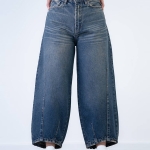 شلوار جین بگ برمودا قد 90 کد 21039