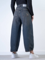 شلوار جین بگ برمودا قد 90 کد 21041 - Image 2