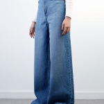 شلوار جین  شافل قد 110  کد 21416