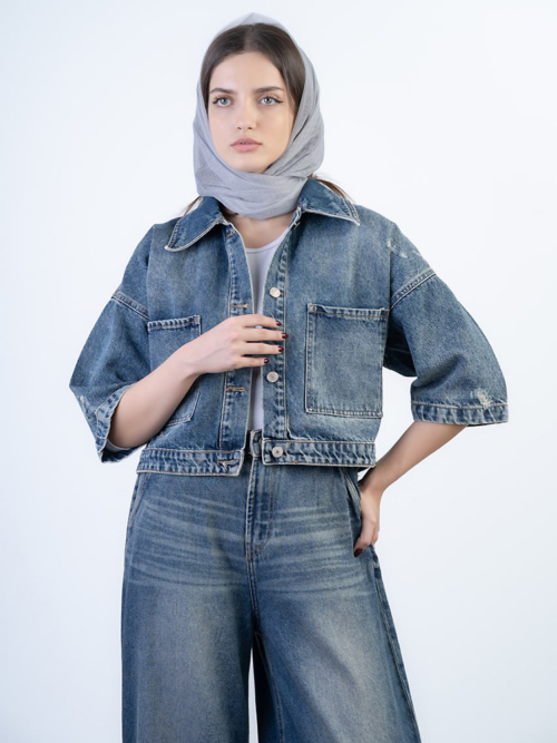 مید کت زنانه جین کد 21425