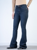 شلوار جین بوت کات قد 110 کش  کد 21499