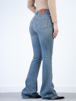 شلوار جین بوت کات قد 110 کش کد 21502 - Image 2