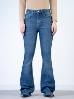 شلوار جین بوت کات قد 110 کش کد 21504 - Image 3