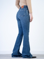 شلوار جین بوت کات قد 110 کش کد 21504 - Image 2