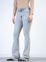 شلوار جین بوت کات قد 110 کش کد 21505
