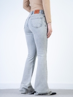 شلوار جین بوت کات قد 110 کش کد 21505 - Image 3