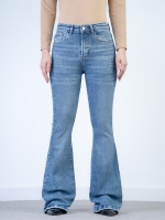 شلوار جین بوت کات قد 110 کش کد 21508 - Image 3