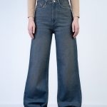 شلوار جین بگ قد 110 کم کش  کد 21590