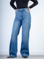 شلوار جین بگ قد 110 کم کش کد 21601 - Image 2