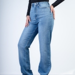 شلوار جین رگولار قد 110 کم کش کد 21605