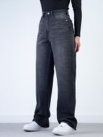 شلوار جین رگولار قد 110 مشکی کد 21622