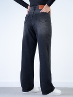 شلوار جین رگولار قد 110 مشکی کد 21622 - Image 2