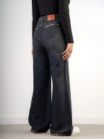 شلوار جین شافل قد 110 کمر اریب کد 21687 - Image 2