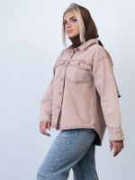 شومیز جین گلبهی روشن کد 15249 - Image 3