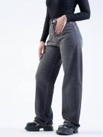 شلوار جین رگولار پلاس قد 110 مشکی کد 19784 - Image 3