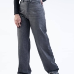 شلوار جین رگولار پلاس قد 110 مشکی کد 19784