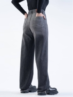 شلوار جین رگولار پلاس قد 110 مشکی کد 19784 - Image 2