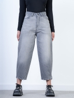 شلوار جین بالن قد 90 طوسی کد 19933 - Image 3