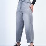 شلوار جین بالن قد 90 طوسی کد 19933