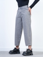 شلوار جین بالن قد 90 طوسی کد 19937 - Image 3