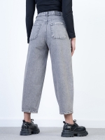 شلوار جین بالن قد 90 طوسی کد 19937 - Image 2