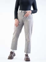 شلوار جین استریت قد 90 دمپا کات کد 20206