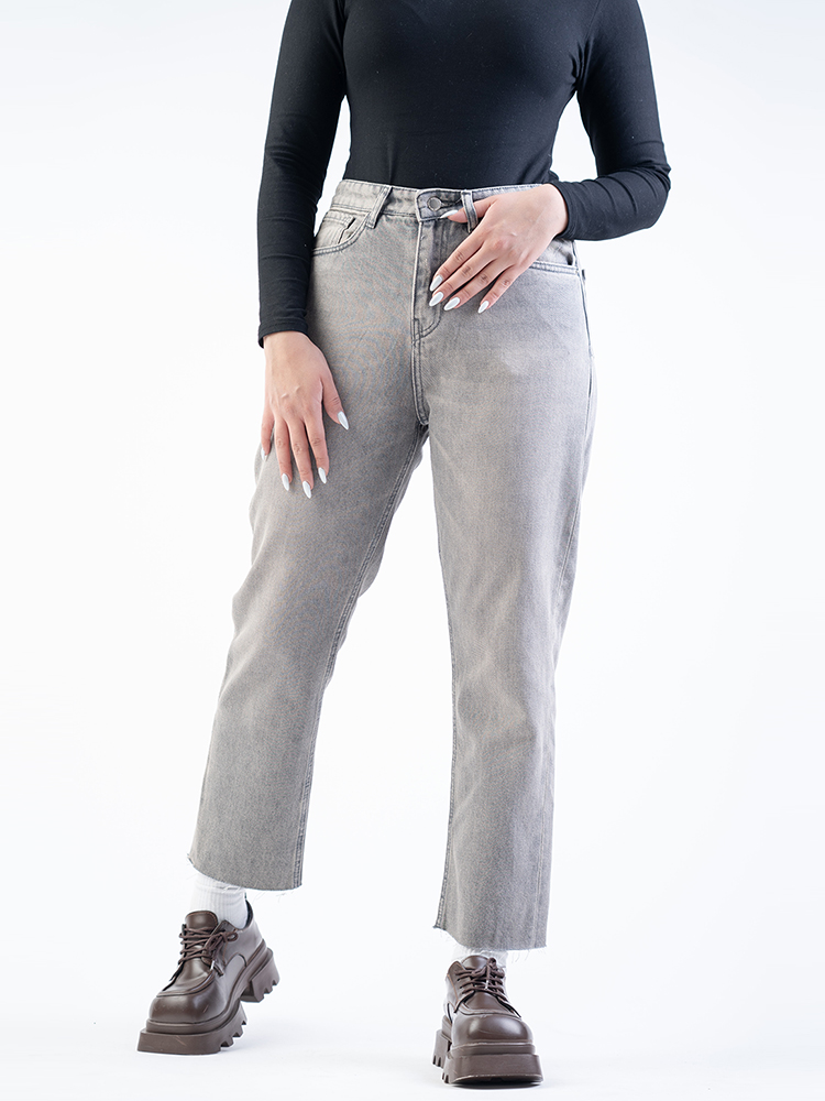 20206 (1) شلوار جین استریت قد 90 دمپا کات کد 20206 - Image 1