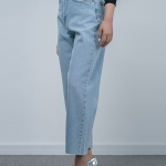 شلوار جین رگولار قد 90 دمپا کات کد 20301