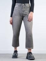 شلوار جین رگولار قد 90 مشکی کد 20397 - Image 2