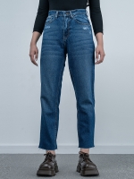 شلوار جین استریت قد 90 دمپا کات کد 20410 - Image 3