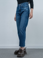 شلوار جین استریت قد 90 دمپا کات کد 20410 - Image 2