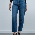 شلوار جین استریت قد 90 دمپا کات کد 20410