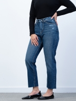 شلوار جین استریت قد 90 دمپا کات کد 20413