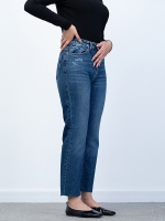 شلوار جین استریت قد 90 دمپا کات کد 20413 - Image 2