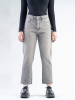 شلوار جین استریت قد 90 دمپا کات کد 20552 - Image 3