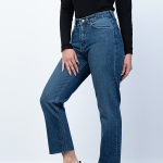 شلوار جین استریت قد 90 دمپا کات کد 20744