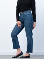 شلوار جین استریت قد 90 دمپا کات کد 20744