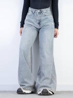 شلوار جین فول بگ قد 110 کد 21012 - Image 3