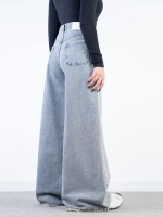 شلوار جین فول بگ قد 110 کد 21012 - Image 2