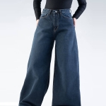 شلوار جین فول بگ قد 110  کد 21013