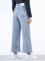 شلوار جین بگ قد 90 کد 21037 - Image 2