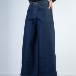 شلوار جین کراپ فول بگ قد 90 کد 21098