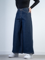 شلوار جین کراپ فول بگ قد 90 کد 21098